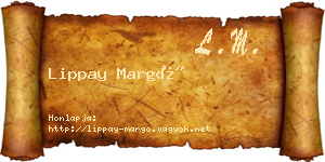 Lippay Margó névjegykártya